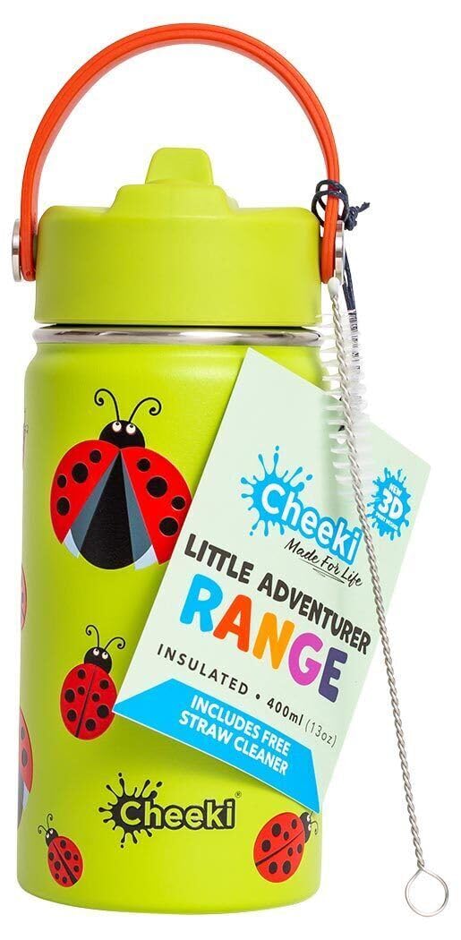 Cheeki - Insulated Kids Bottle Ladybug 400ml