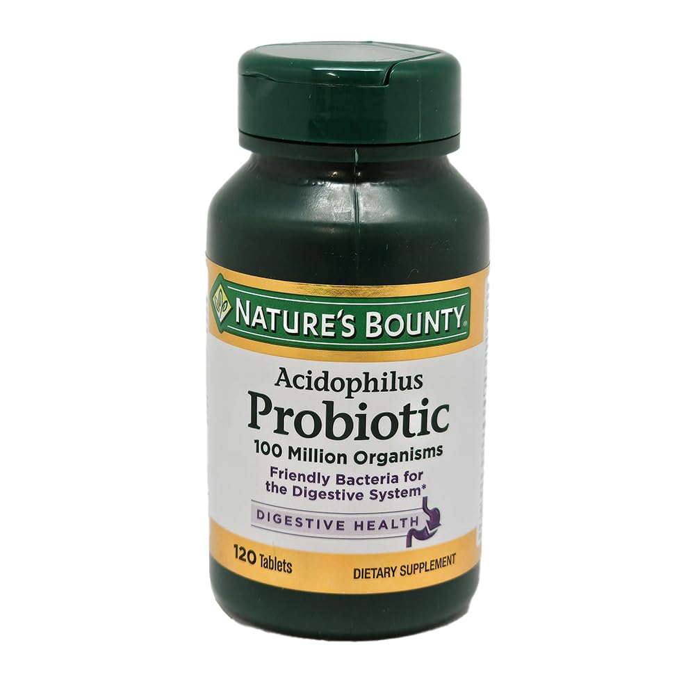 Nature's Bounty Acidophilus Probiotic - 120 Tablets