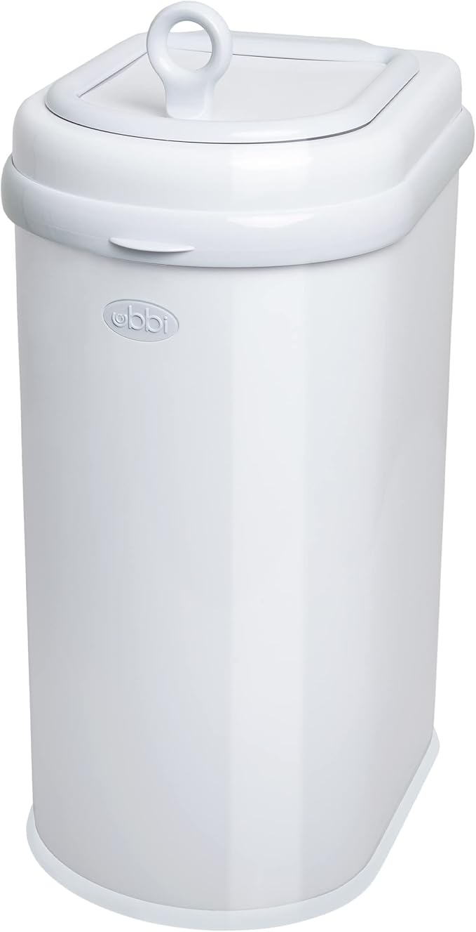 Ubbi Pet Waste Pail, White Litter Scoop