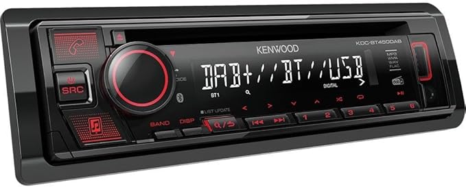 Kenwood Kdc-bt450dab Car Radio Black