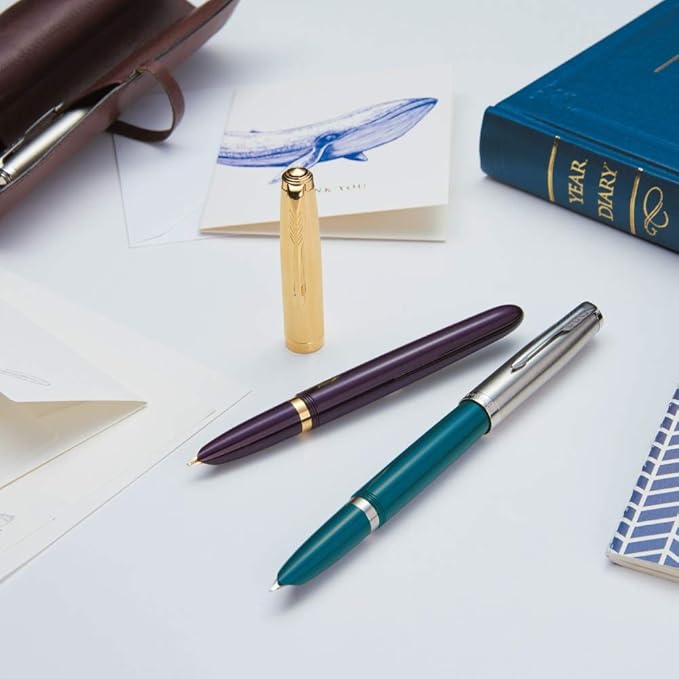 Parker 51 Deluxe Plum Ballpoint Pen