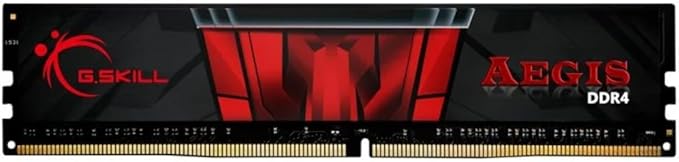 G.Skill Aegis 16GB (2 x 8GB) DDR4 2400 (PC4 19200) Desktop Memory Model F4-2400C17D-16GIS