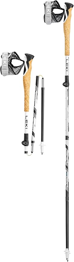Leki Cross Trail FX Superlite Compact Poles White 100-120 cm