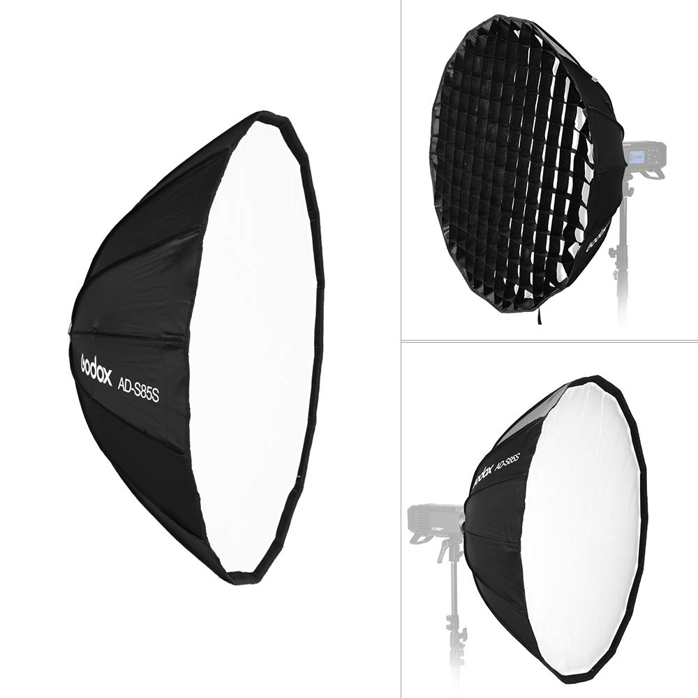 Godox 85cm Parabolic Softbox AD-S85S - Silver