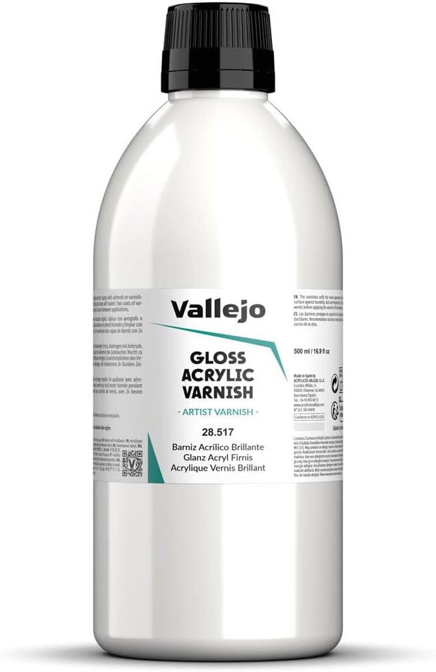 Vallejo 28517 Gloss Varnish 500 ml.