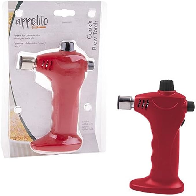 Appetito Cook's Blow Torch - Red
