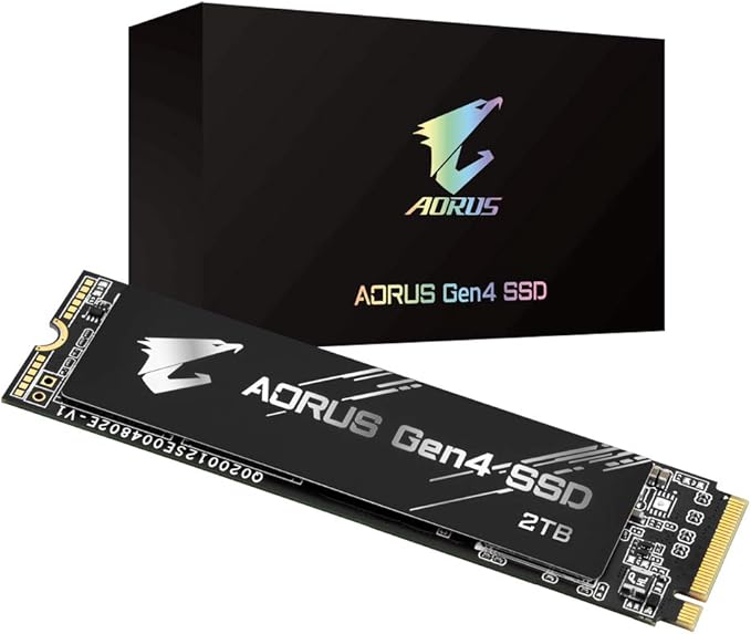 [GP-AG42TB] 2TB M.2 AORUS Gen4 Solid State Drive PCI-Express 4.0 X4, NVMe 1.3 SSD