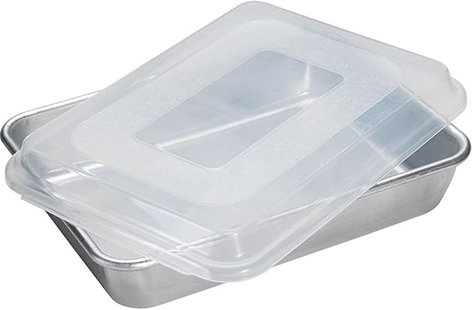Nordic Ware Natural Aluminum Commercial Cake Pan With Lid