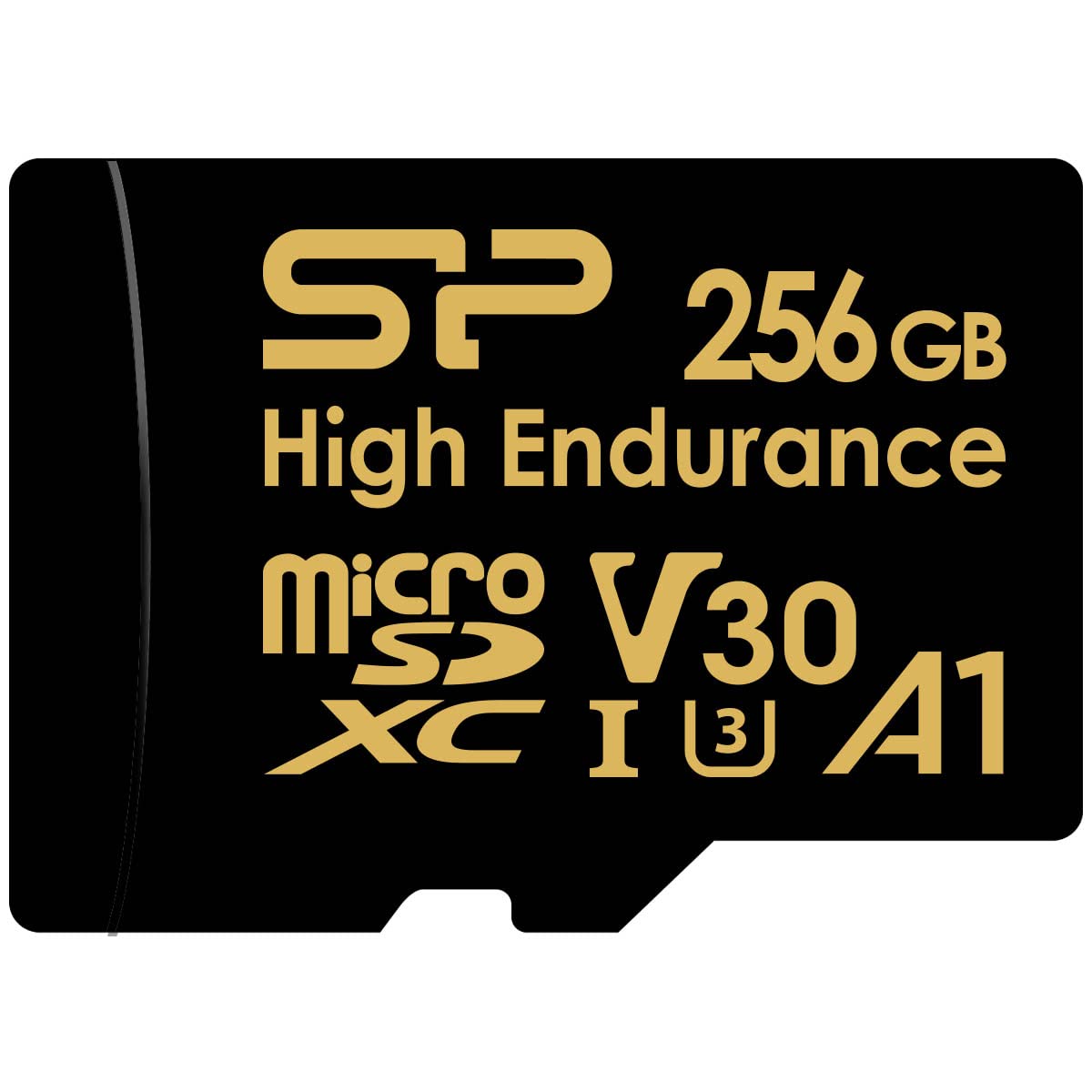 Silicon Power 256GB High Endurance 4K microSDXC with Adapter for 4K Videos Car Dash Cam - Micro SD Cards