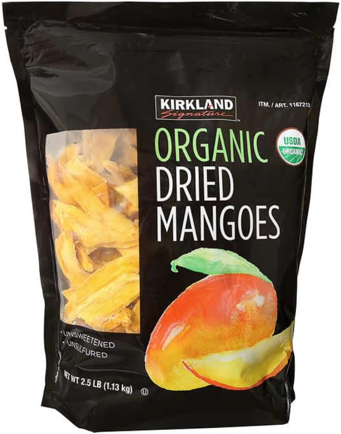 Kirkland Signature Organic Dried Mango Mangoes 1.13kg