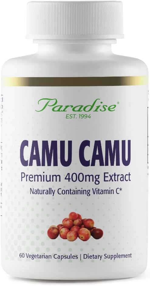 Paradise Herbs Camu Camu 180 Vegetarian Capsules