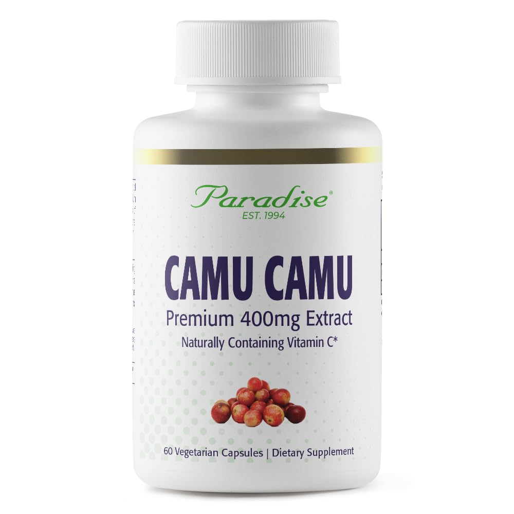 Paradise Herbs Camu Camu - 60 Vegetarian Capsules