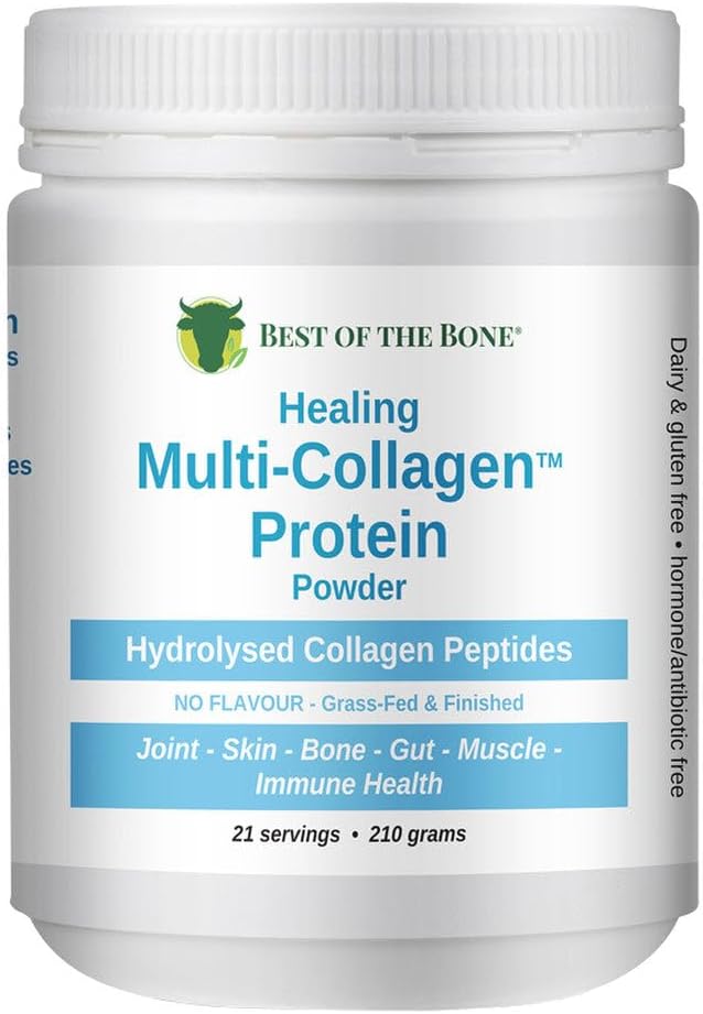 Best of The Bone Grass Fed Multi-Collagen Protein Hydrolysed Collagen Peptides Powder 210g