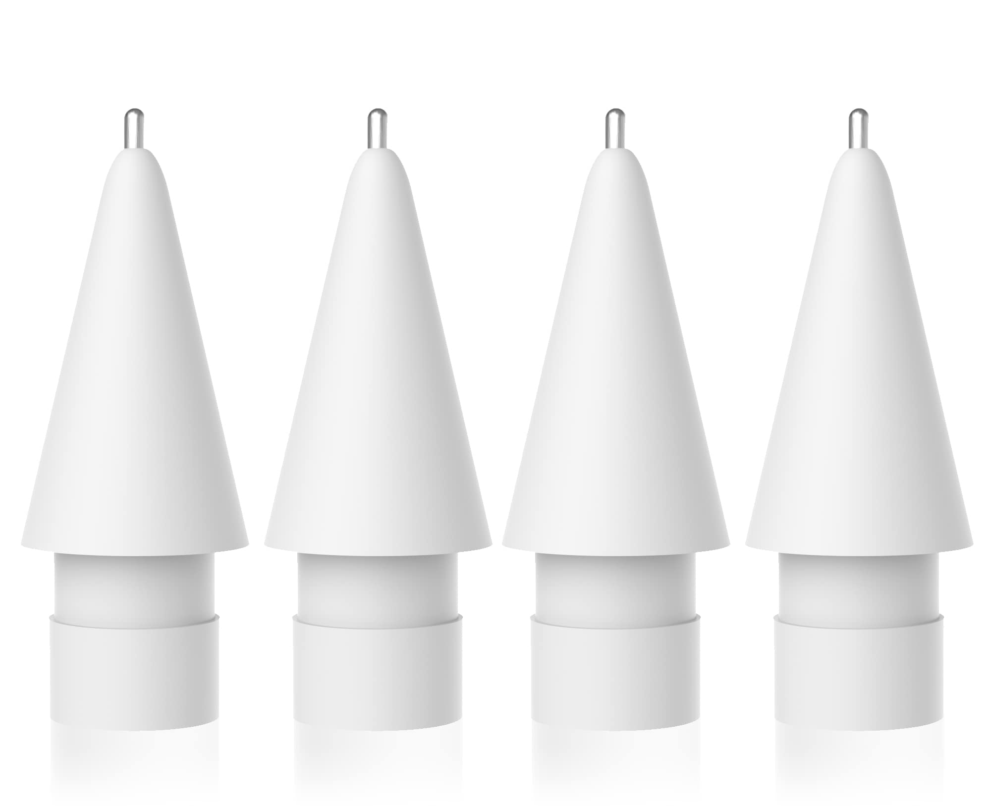 Upgraded 4 Pack Pencil Tips For Apple Pencil ,No Wear Out Fine Point Precise Control Pencil Replacement Nibs ,compatible With Apple Pencil 1st Gen