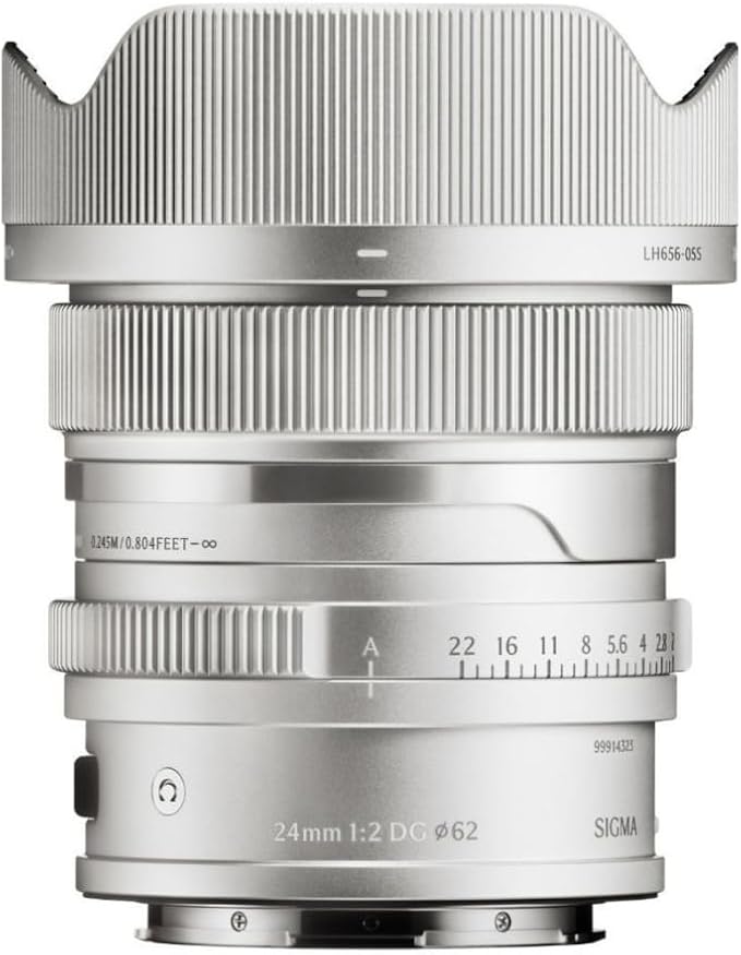 Sigma 24mm f/2 DG Contemporary Lens - L-Mount Silver