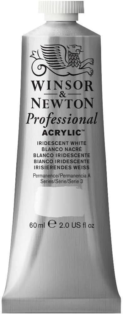 Winsor & Newton : Professional Acrylic Paint : 60ml : Iridescent White