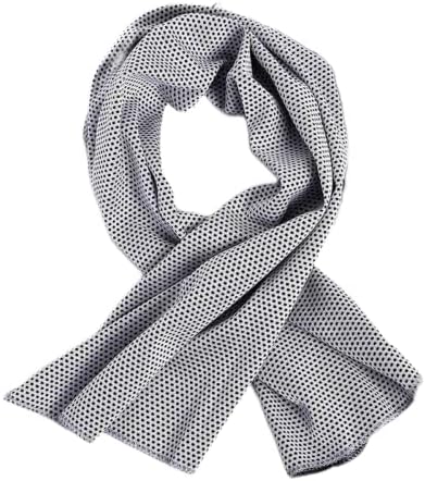 Instant Cooling Towel Gym Sport Golf Exercise Jog Cycling Outdoor Ice Cold Scarf - Grey