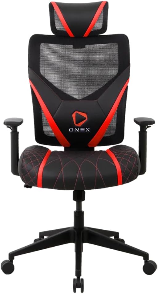 ONEX GE300 Breathable Ergonomic Gaming Chair (Black/Red)
