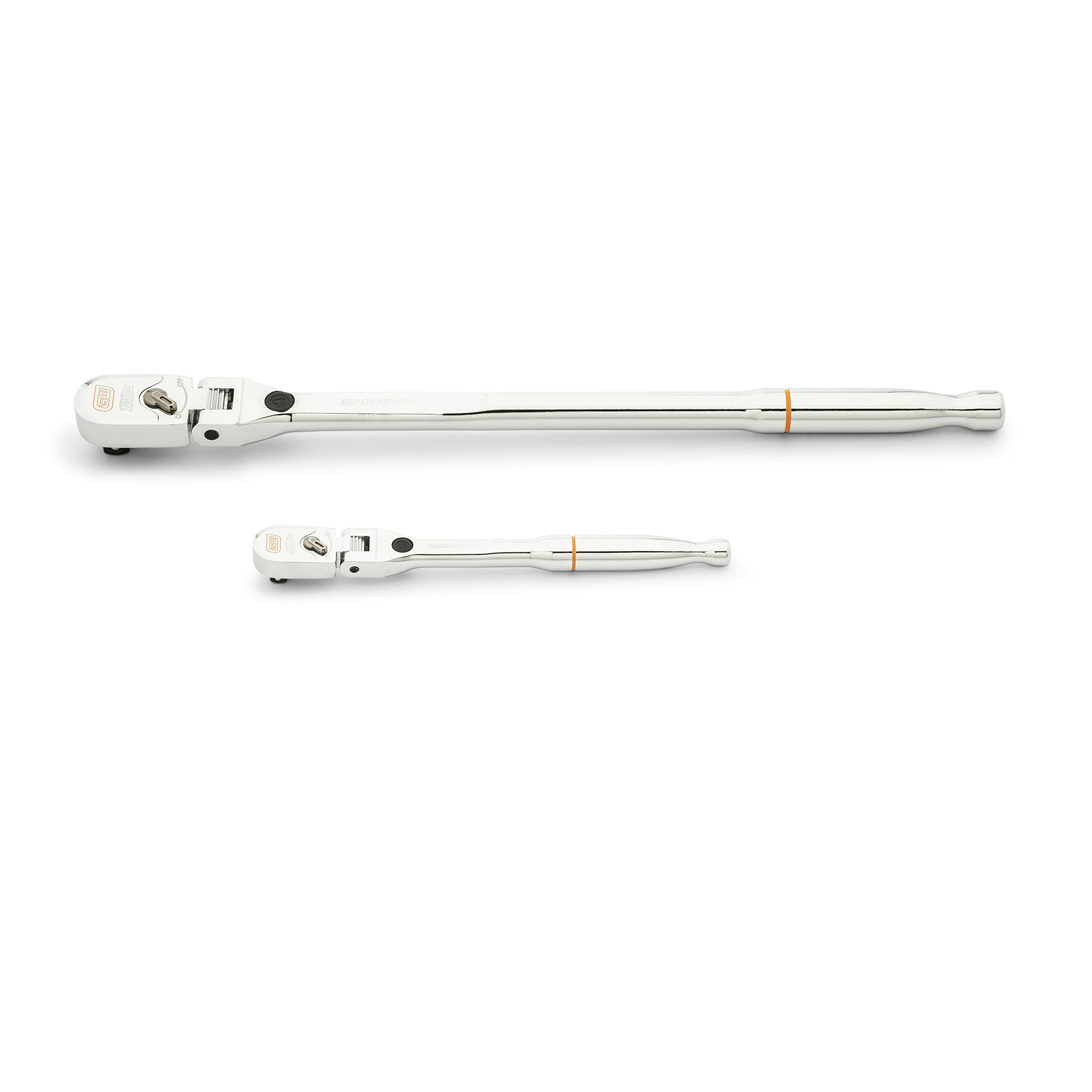 GearWrench 81380 2 Pce 1/4" & 3/8" Drive 120XP Locking Flex Head Ratchet Set