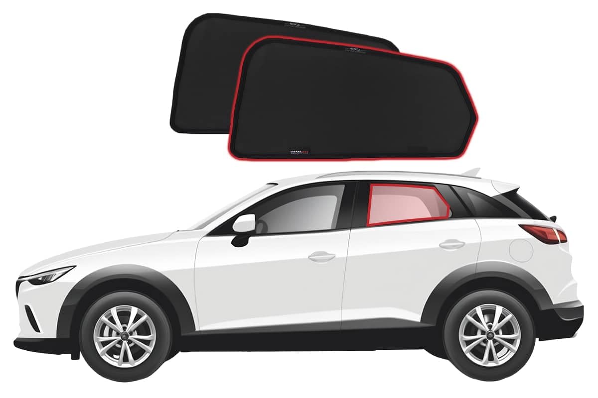 Snap Shades For Mazda CX3 Car Rear Window Shades (2015-Present)