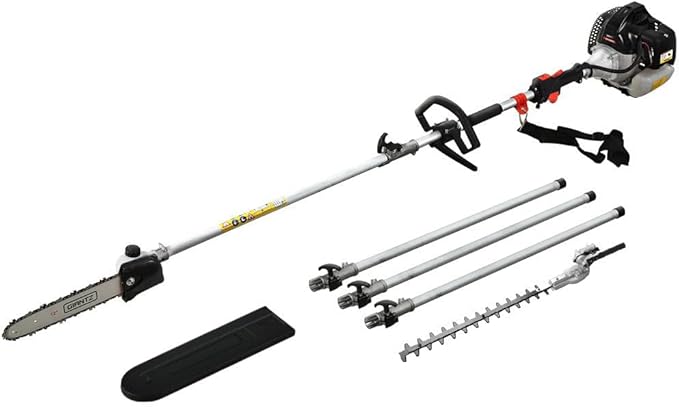 Giantz 65CC Pole Chainsaw Petrol Brush Cutter Whipper Snipper Hedge Trimmer