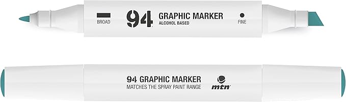MTN 94 Graphic Markers 12 Pack - Greyscale