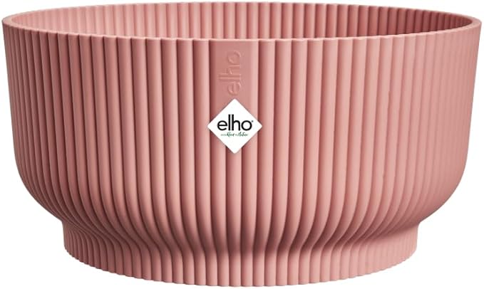 Plant Pot Elho Pink Plastic Circular Modern Ø 25 cm