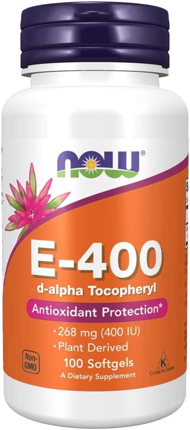 Now Foods Vitamin E-400 IU Mixed Tocopherols 50 Softgels