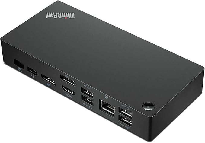 Lenovo ThinkPad Universal USB-C Smart Dock Wired Thunderbolt 4 Black