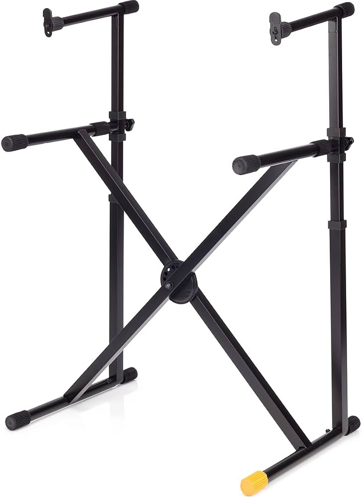 Hercules 05/KS210B EZ-LOK Double Tier X-Keyboard Stand
