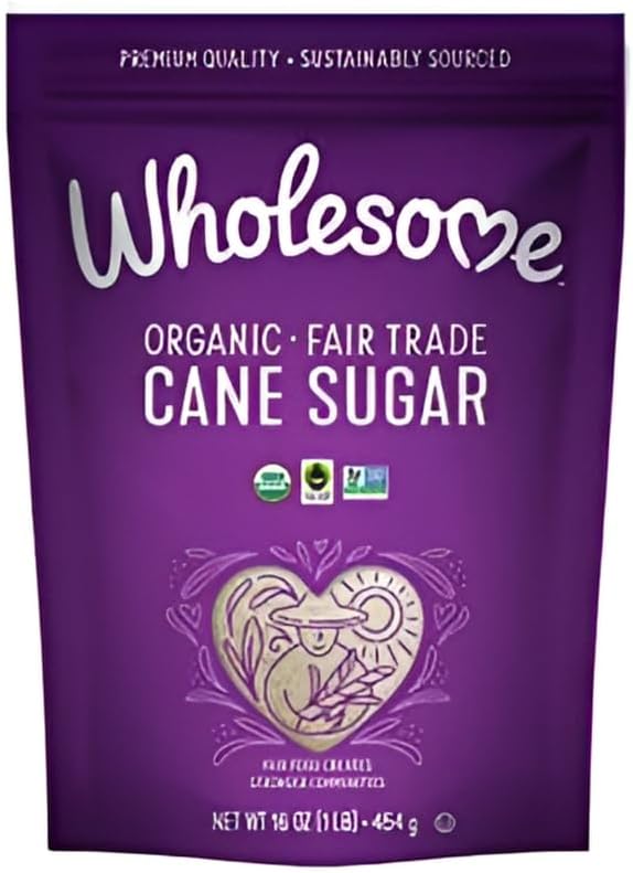Wholesome Organic Cane Sugar 4 lbs (1.81 kg)