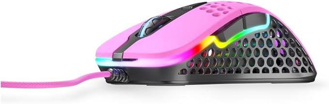 Xtrfy M4 Ultra-light RGB Gaming Mouse (Pink)