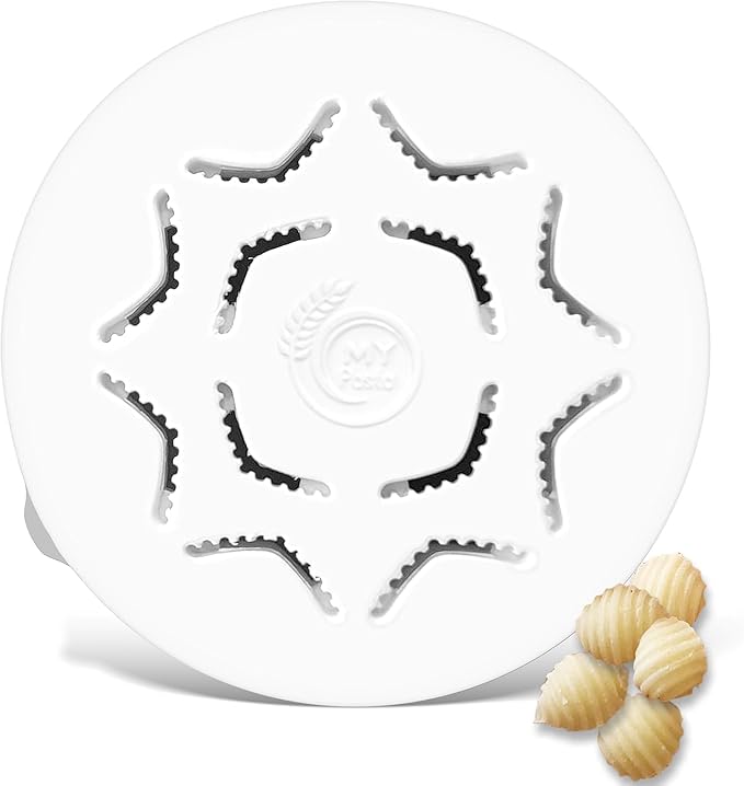 My Pasta - Conchiglie Rigate S - Pasta Maker Matrices Pastadisc Avance Die for Homemade Pasta, Compatible with Philips Pasta Machine Series 7000