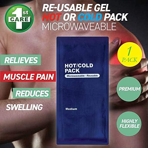 Hot and Cold Pack Reusable Microwaveable Heat Ice Gel Pack First Aid Pain Relief