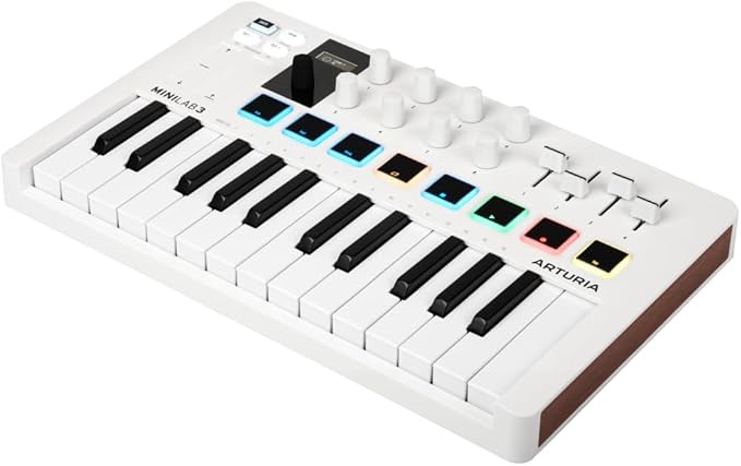 Arturia MiniLab MK3 Controller White