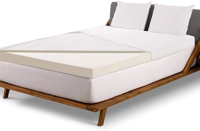 Giselle Bedding Memory Foam Mattress Topper w-Cover 8cm - King