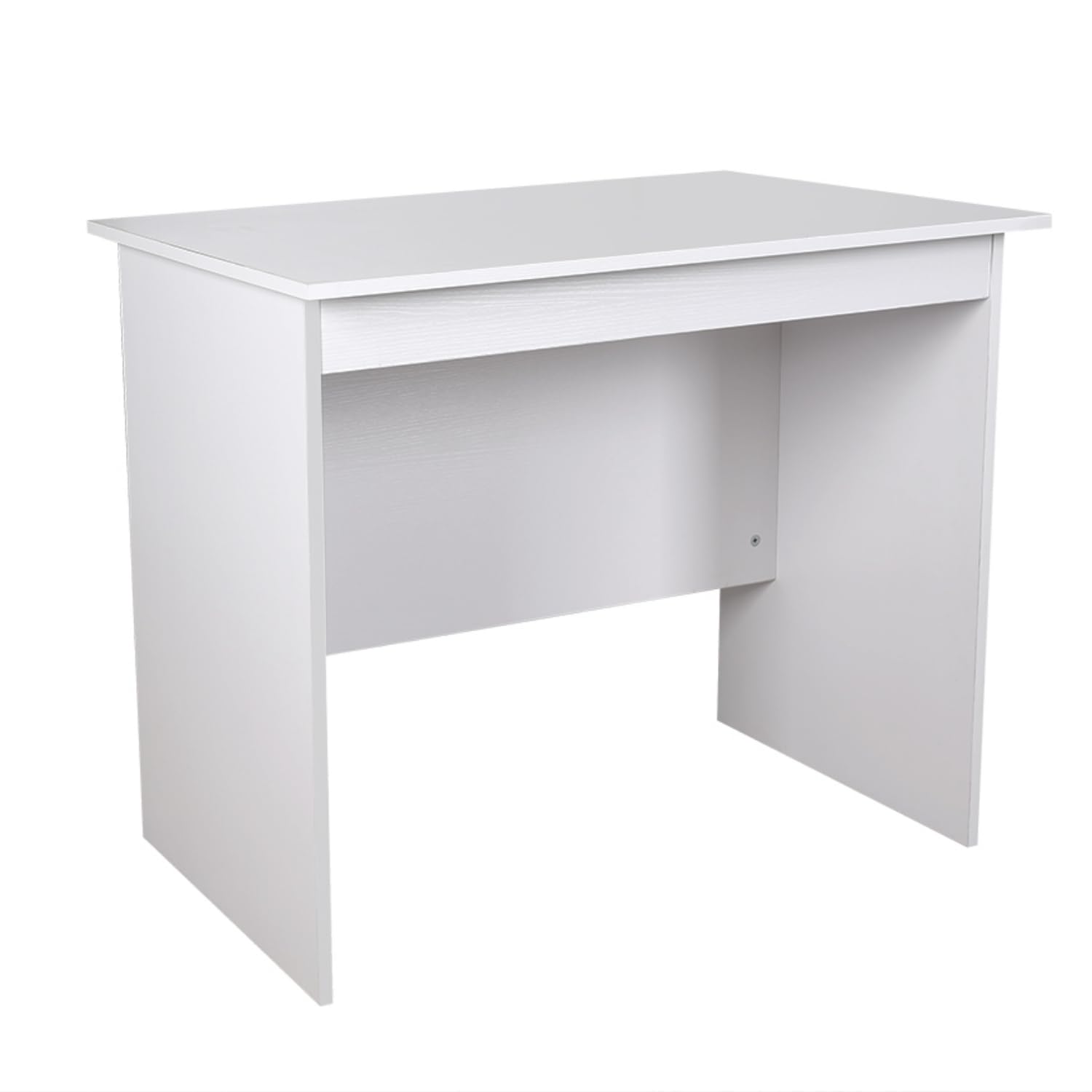 HEQS Laminated Board Redfern Simpleline 900metre Study Desk - White