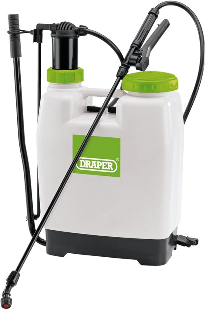 Draper 63056 Knapsack Pressure Sprayer, 12 Litre Capacity