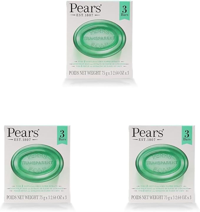 Pears Pure & Gentle Transparent Soap Mint Extract 100g