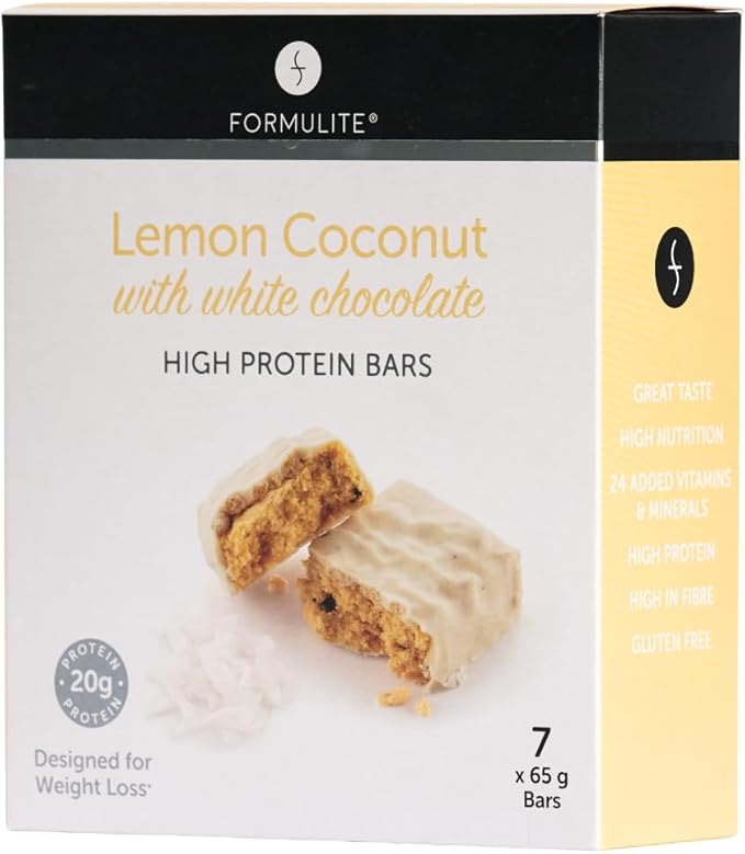 Formulite Meal Replacement 7 Bar Box - Lemon Coconut Flavour