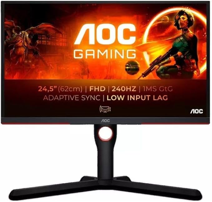 AOC 25G3ZM 24.5" Gaming Monitor 240Hz