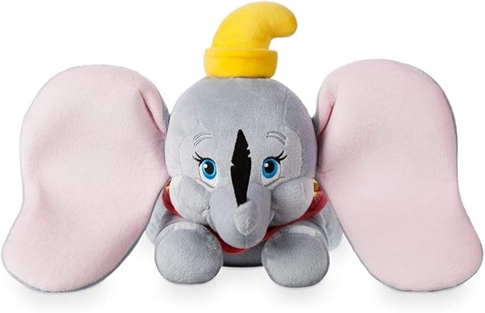 Disney Store Official Dumbo Baby Soft Toy, 31cm/12, Cuddly Plush Toy in Flying Position with Embroidered Detail and 3D Ears, Suitable For All Ages
