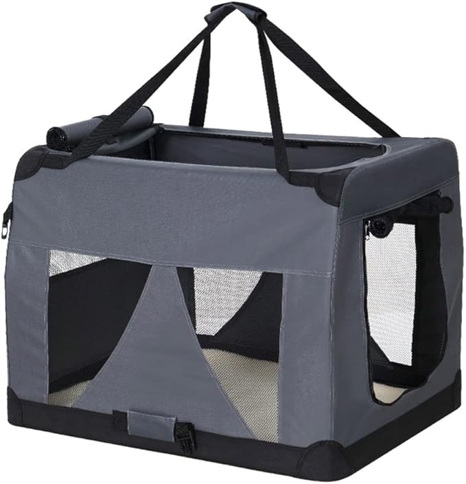 i.Pet Carrier Soft Crate Dog Cat Travel Portable Cage Kennel Foldable 4XL