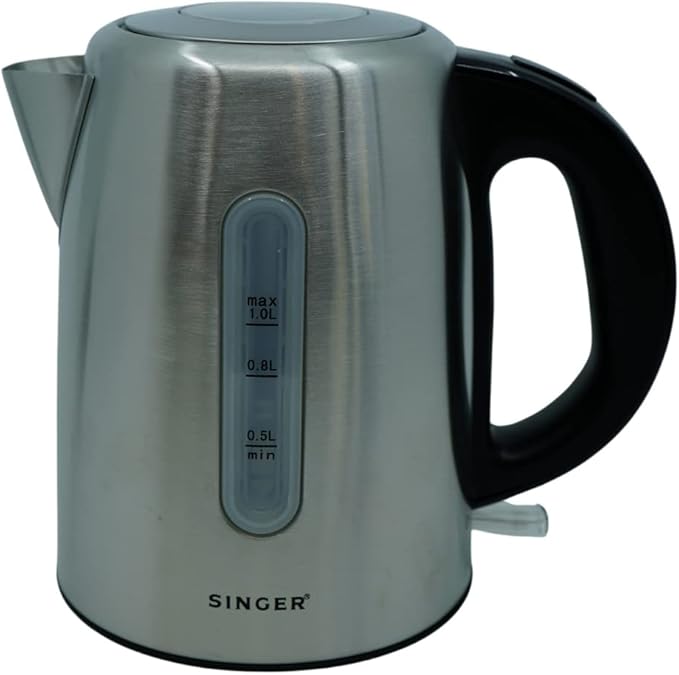 Singer Stainless Steel Electric Kettle, 1 Litres Capacity