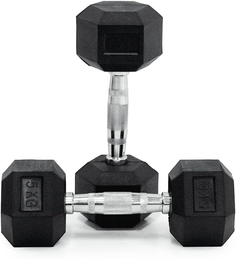5kg Body Iron Hex Dumbbell Pair