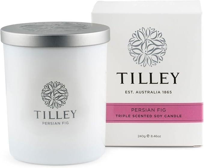 Tilley Scented Soy Candle Persian Fig 240g