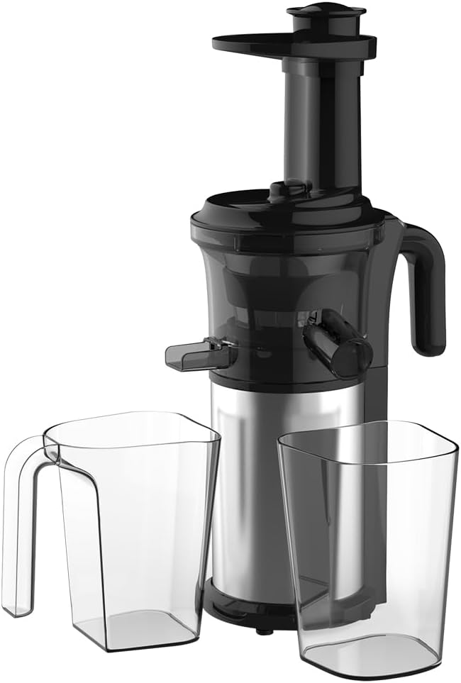 EuroChef Cold Press Slow Juicer With Sorbet Function, Whole Fruit Chute