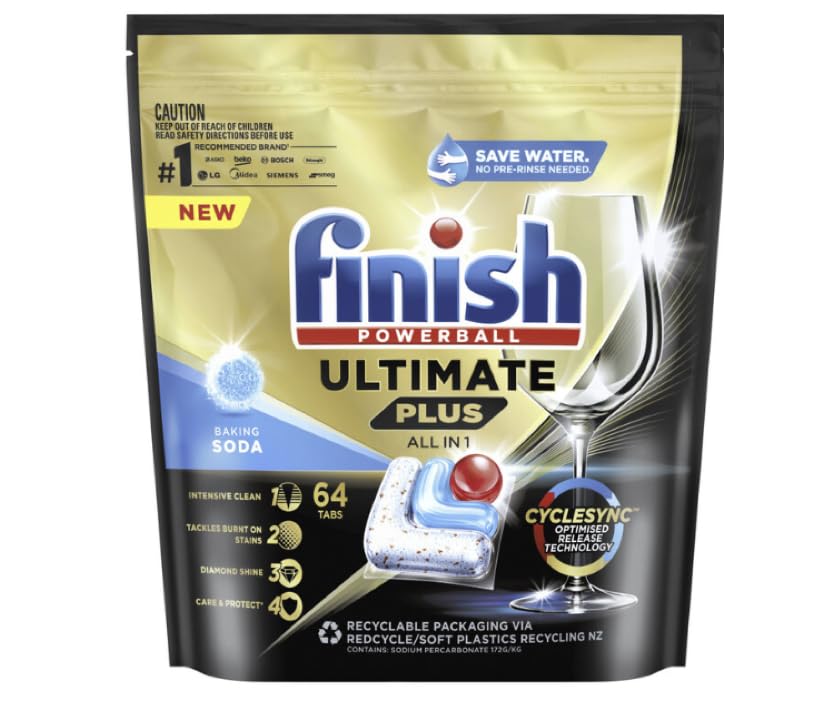 Finish Ultimate Plus All in 1 Lemon Sparkle 15 Pack
