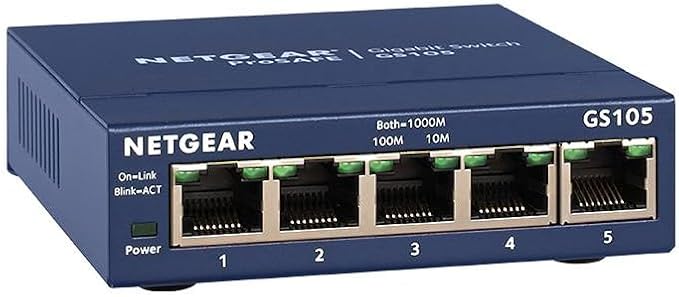 Netgear GS105 ProSafe 5-Port Gigabit Switch