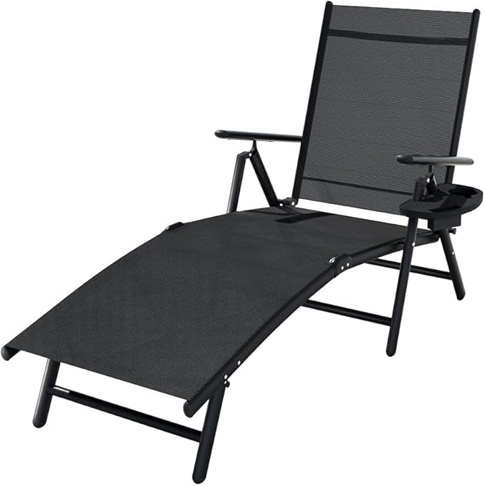 Gardeon Sun Lounge Outdoor Lounger Recliner Chair Foldable Patio Furniture